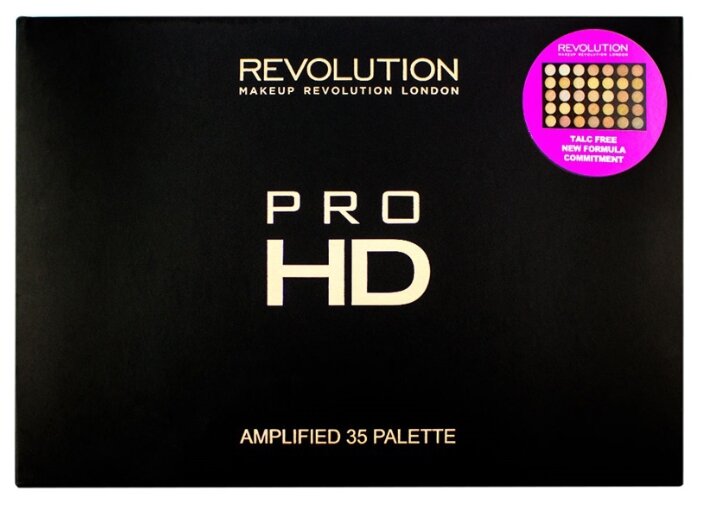 REVOLUTION Палетка теней Pro HD Palette Amplified 35 Commitment REVOLUTION Палетка теней Pro HD Palette Amplified 35 Commitment