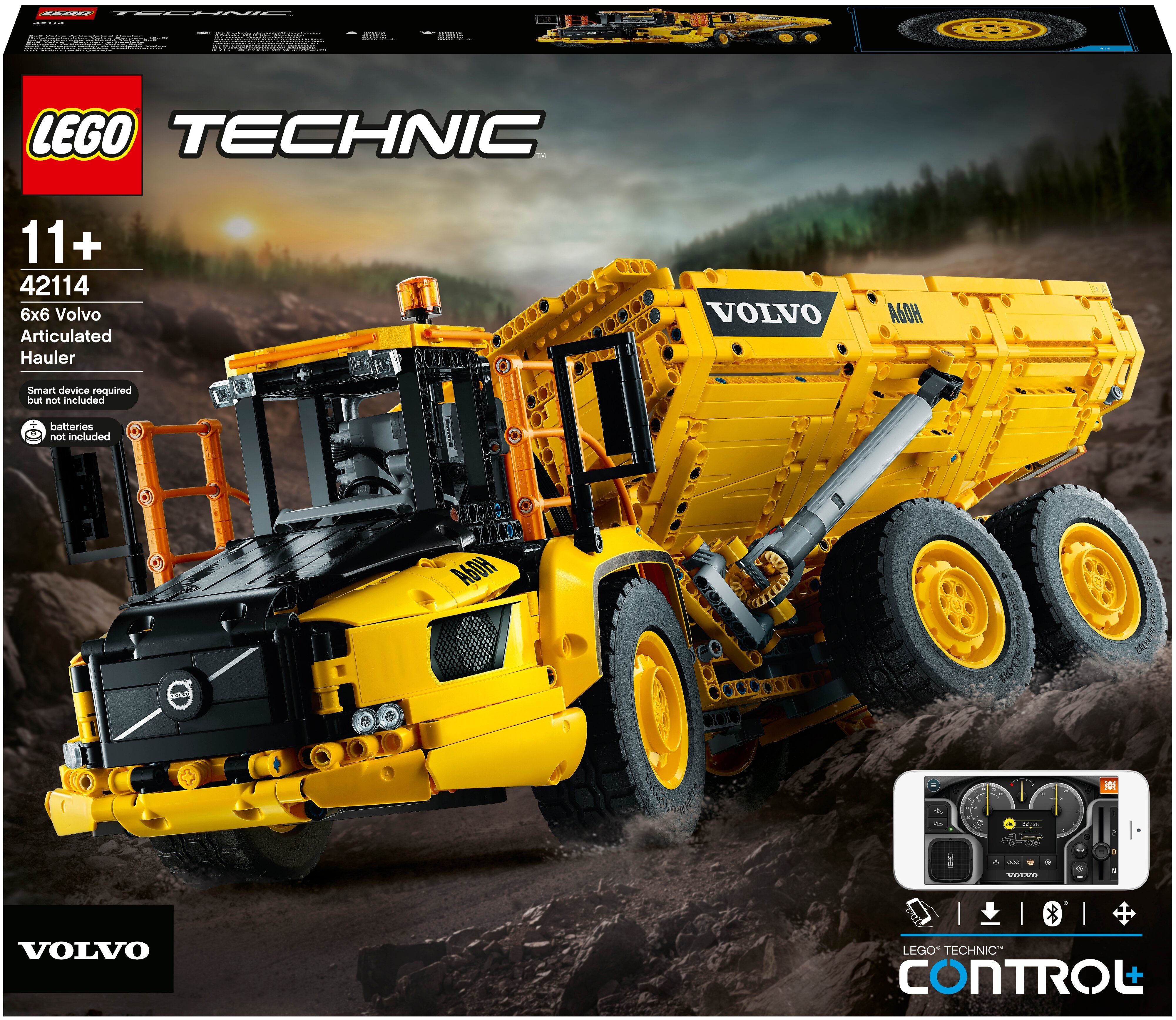 Конструктор LEGO Technic 42114 Самосвал Volvo 6х6 купить в Москве, СПб,  Новосибирске по низкой цене