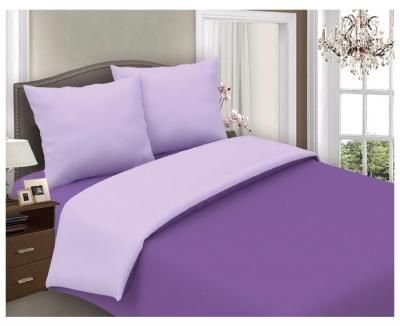 Постельное белье семейное Seta Azalea Iris поплин фиолетовый