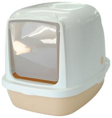 Туалет-домик для кошек Homecat 3519974/3519967/3519967_зеленый/3519950/3519943 53х39х48 см бежевый 1 шт.