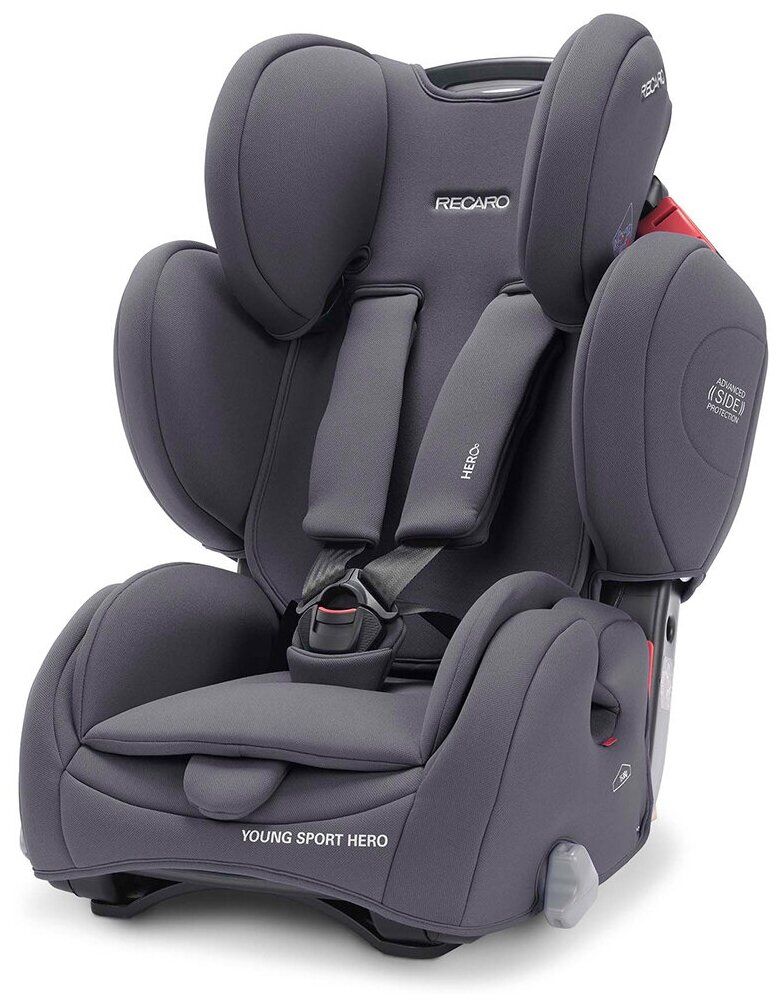 Автокресло RECARO Young Sport Hero Simply Grey купить в Москве, СПб,  Новосибирске по низкой цене