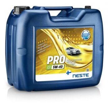 Синтетическое моторное масло Neste Pro C3 5W-40, 20 л