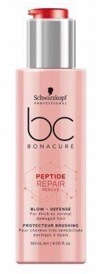 BC Bonacure Peptide Repair Rescue Защитный крем для волос, 145 мл
