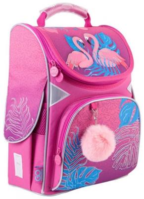 Ранец для первоклассника GoPack Education каркасный 5001-4 Pink flamingoes - GO21-5001S-4