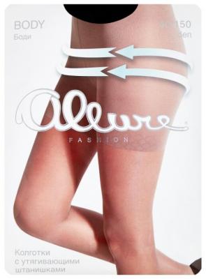 Колготки ALLURE Fashion Body 40 den, размер 2, nero (черный)