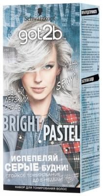 Schwarzkopf got2b Bright/Pastel Тонирующая краска для волос, 098 Серебристый металлик