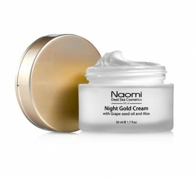 Naomi Ночной золотой крем с маслом косточек винограда и алоэ 50 мл
