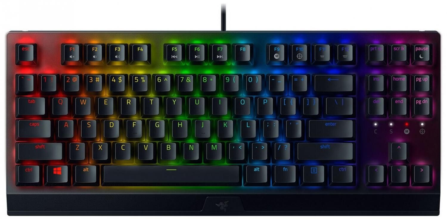 Игровая клавиатура Razer BlackWidow V3 Tenkeyless (Yellow Switch) купить в  Москве, СПб, Новосибирске по низкой цене