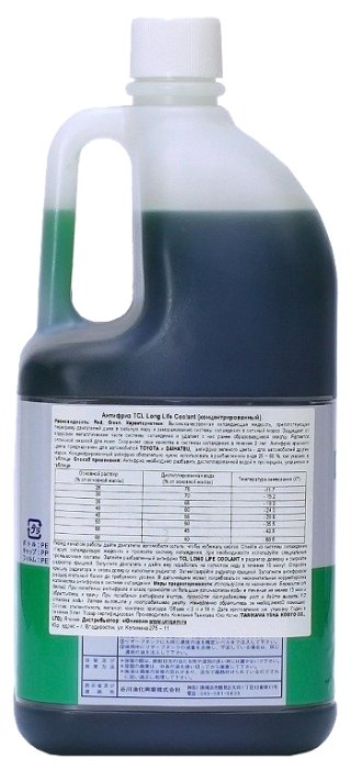 Антифриз TCL LLC GREEN (концентрат) 2 л Антифриз TCL LLC GREEN (концентрат) 2 л