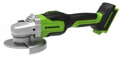 Угловая шлифовальная машина, аккумуляторная Greenworks GD24AG, 24V, бесщеточная c 1хАКБ 2 А.ч и ЗУ