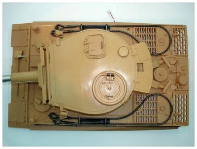 Taigen Башня из пластика с пластмассовым верхним корпусом для Taigen Tiger 3818 - W18A-009