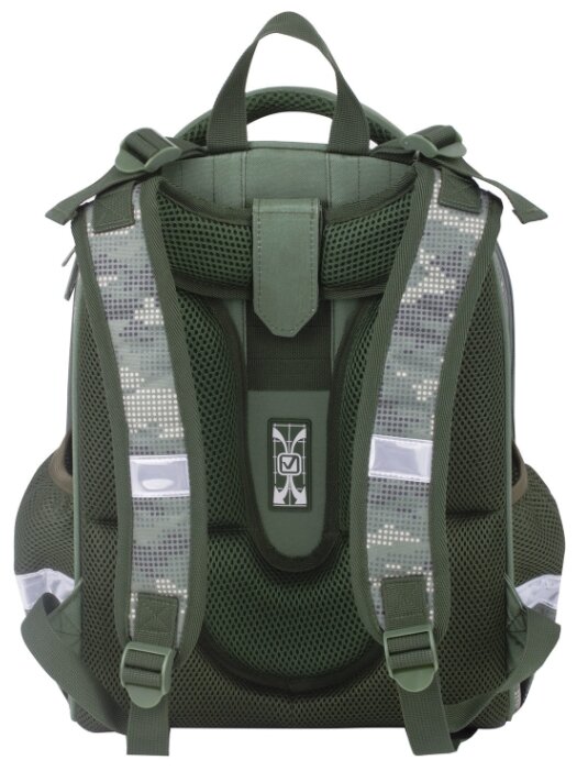 BRAUBERG Ранец Premium Army (228783), зеленый