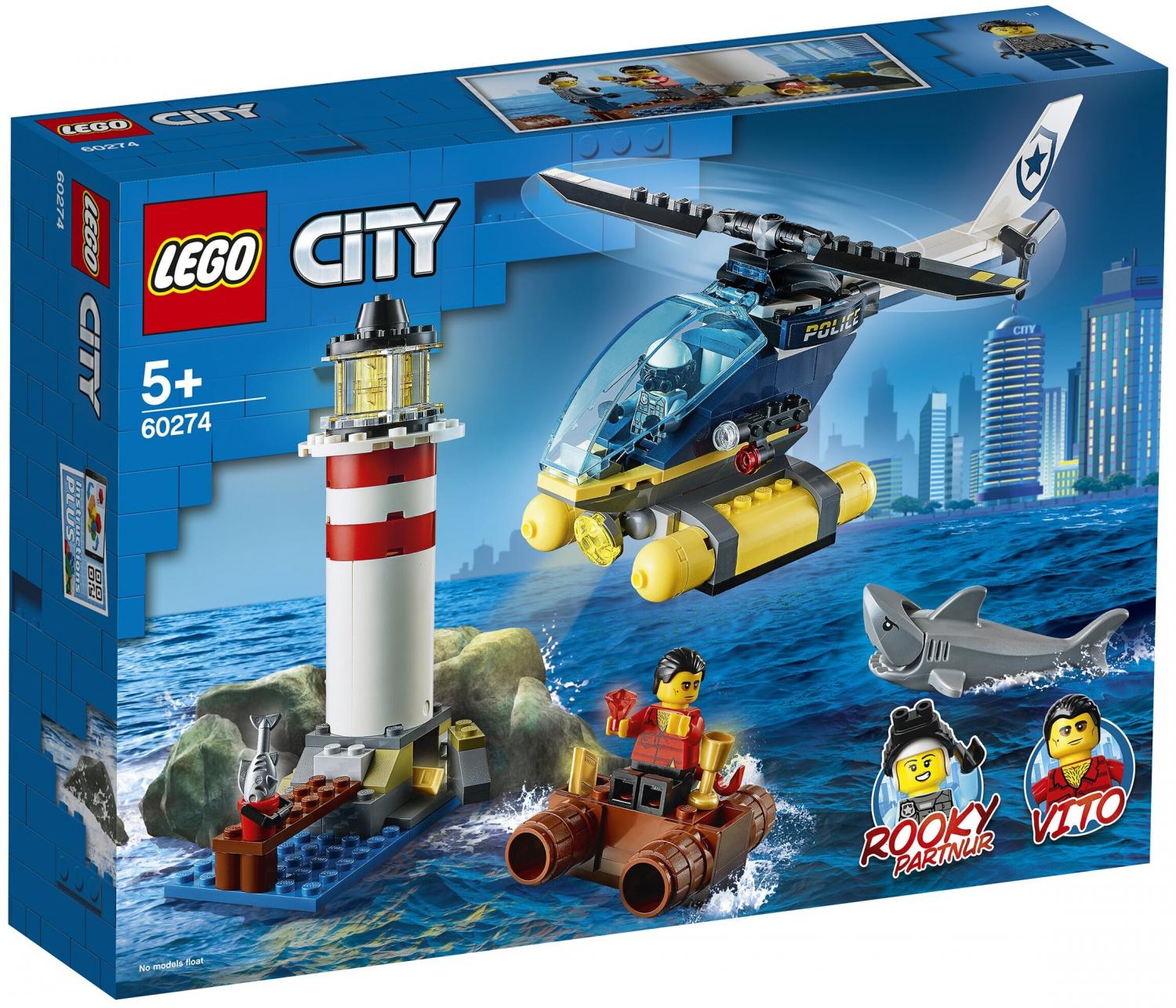 Конструктор LEGO City 60274 Морская полиция: захват на маяке купить в  Москве, СПб, Новосибирске по низкой цене