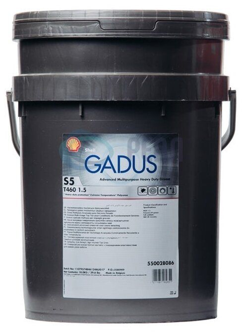 Автомобильная смазка SHELL Gadus S5 T460 1.5 18 кг Автомобильная смазка SHELL Gadus S5 T460 1.5 18 кг