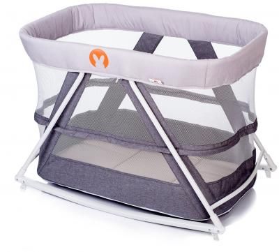 Детская металлическая кровать-колыбель ROCKING CRIB BEIGE