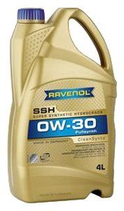 Моторное масло Ravenol Super Synthetic Hydrocrack SSH SAE 0W-30 4 л Моторное масло Ravenol Super Synthetic Hydrocrack SSH SAE 0W-30 4 л