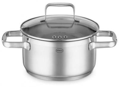 Кастрюля с крышкой Charm, диаметр 20 см, нержавеющая сталь 18/10, 91932 Roesle