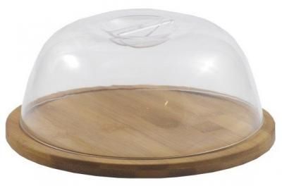 Сырница Dommix BNB4570 коричневый/прозрачный