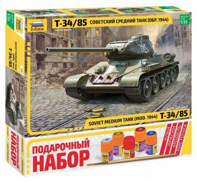 Сборная модель Звезда Советский средний танк "Т-34/85" (обр.1944г