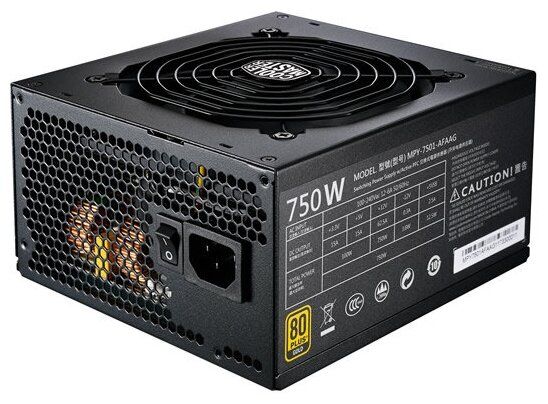 Блок питания Cooler Master MWE Gold Full Modular 750W (MPY-7501-AFAAG)