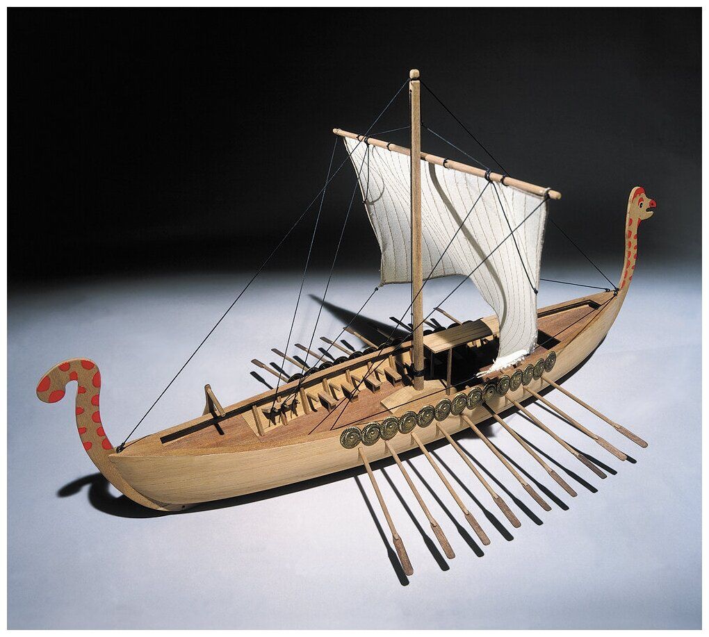 Сборная модель корабля Mantua драккар Viking Ship, Масштаб 1:40, MA780  купить в Москве, СПб, Новосибирске по низкой цене