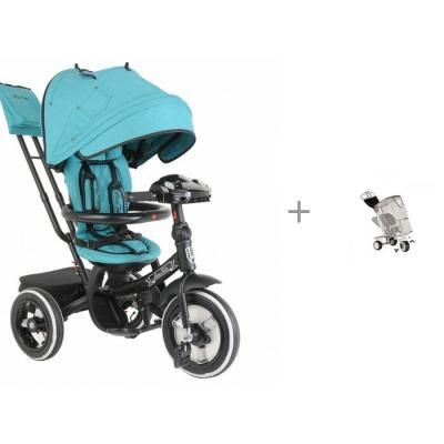 Велосипед трехколесный Mars Mini Trike Джинс с дождевиком BamBola