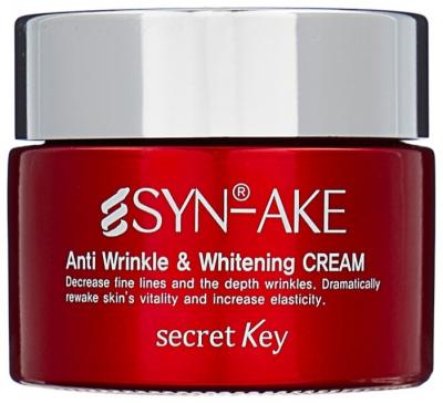 Secret Key Syn-Ake Anti Wrinkle &amp; Whitening Cream крем с пептидом змеиного яда для лица, 50 г