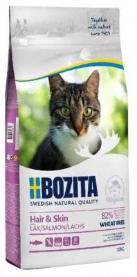 Сухой корм для кошек Bozita для вывода шерсти, для здоровья кожи и блеска шерсти 10 кг