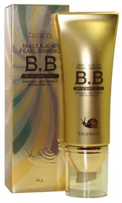 Deoproce BB крем Snail Galac-tox Pearl Shining, SPF 50, 40 г, оттенок: 23 sand beige