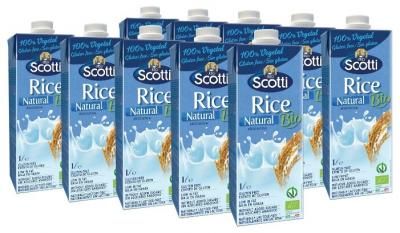 Рисовый напиток Riso Scotti Rice Natural 0.9%, 1 л, 10 шт.