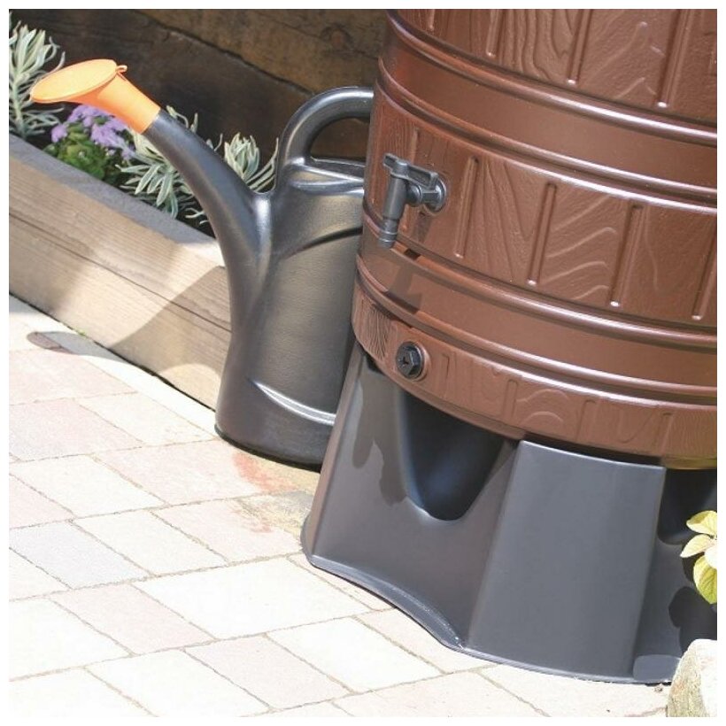 Комплект Водосборник Prosperplast Woodcan 265 л коричневый Комплект Водосборник Prosperplast Woodcan 265 л коричневый