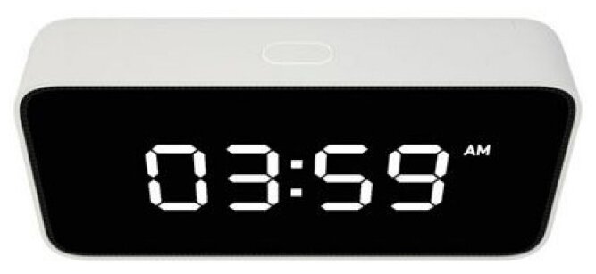 Часы настольные Xiaomi Xiao aI smart alarm clock белый