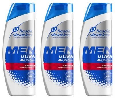Head &amp; Shoulders шампунь Men Ultra против перхоти Old Spice, 3 х 400 мл 400 мл