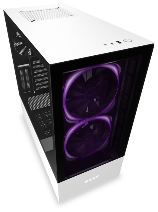 Компьютерный корпус NZXT H510 Elite White/black