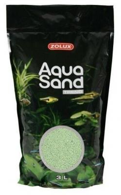 Грунт ZOLUX Aquasand Trend 3 л, 4.72 кг lime green