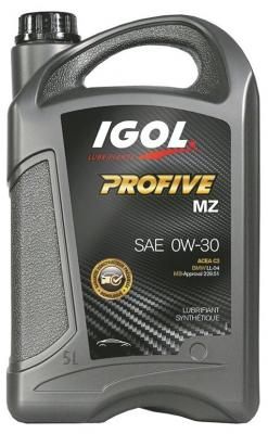 Синтетическое моторное масло IGOL Profive MZ 0W-30, 5 л