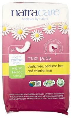 Natracare прокладки Maxi Pads Regular закругленные 14 шт.