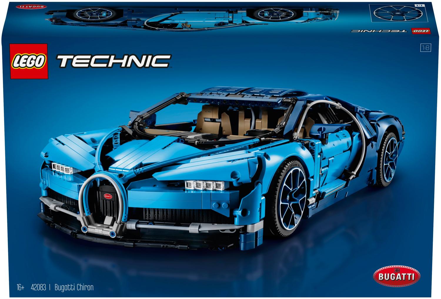 Конструктор LEGO Technic Bugatti Chiron () — купить с доставкой из США и Европы | Brandly