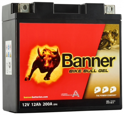 Мото аккумулятор Banner Bike Bull GEL 512 21 / GTZ14B-4