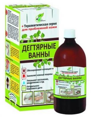 Натуротерапия Раствор для принятия ванн Дегтярные ванны, 1 л