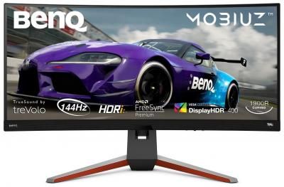 Монитор BenQ Mobiuz EX3415R 34" Global, metallic grey