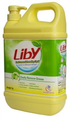 Liby Средство для мытья посуды Зеленый лимон 1.5 л с дозатором