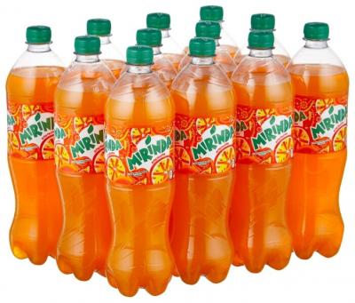 Газированный напиток Mirinda, 1 л, 12 шт.