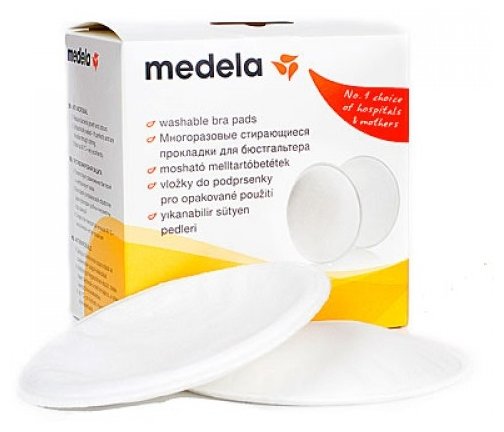 Medela Многоразовые прокладки для бюстгальтера 4 шт.