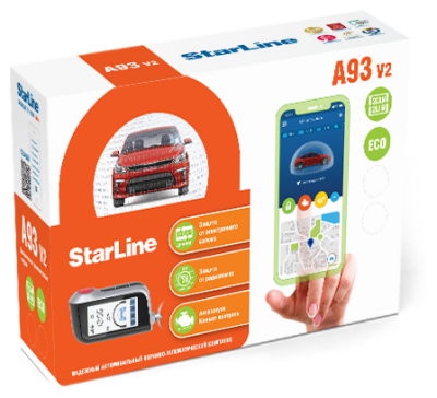 Автосигнализация StarLine A93 v2 2CAN+2LIN ECO