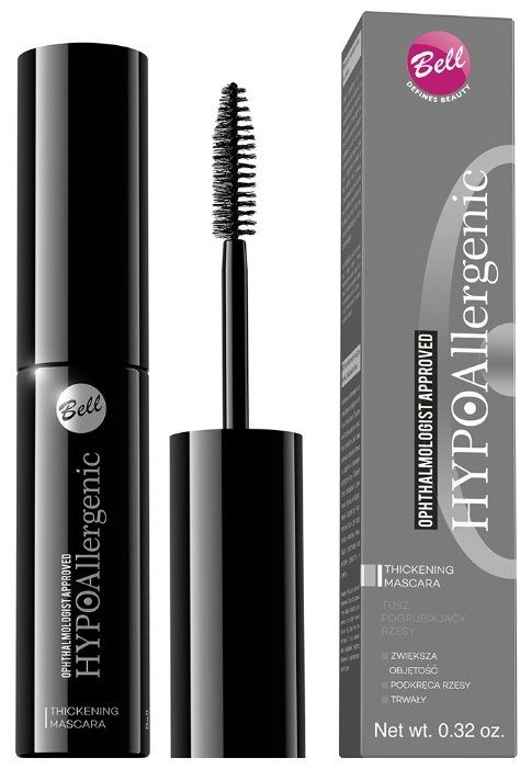 Bell Тушь для ресниц Hypoallergenic Thickening Mascara, черный Bell Тушь для ресниц Hypoallergenic Thickening Mascara, черный
