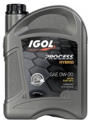 Синтетическое моторное масло IGOL Process Hybrid 0W-20 4 л