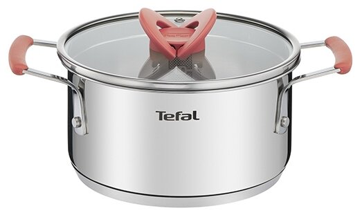Набор кастрюль Tefal Tefal G720S674 6 пр. серебристый Набор кастрюль Tefal Tefal G720S674 6 пр. серебристый