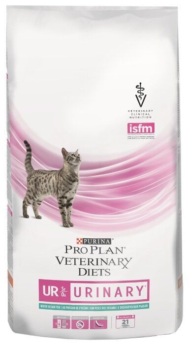 Корм для кошек Pro Plan Veterinary Diets (1.5 кг) Feline UR Urinary with Ocean Fish dry Корм для кошек Pro Plan Veterinary Diets (1.5 кг) Feline UR Urinary with Ocean Fish dry