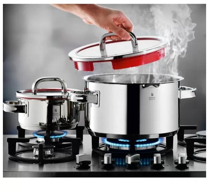 Набор кастрюль WMF Function 4 9 пр. серебристый Набор кастрюль WMF Function 4 9 пр. серебристый